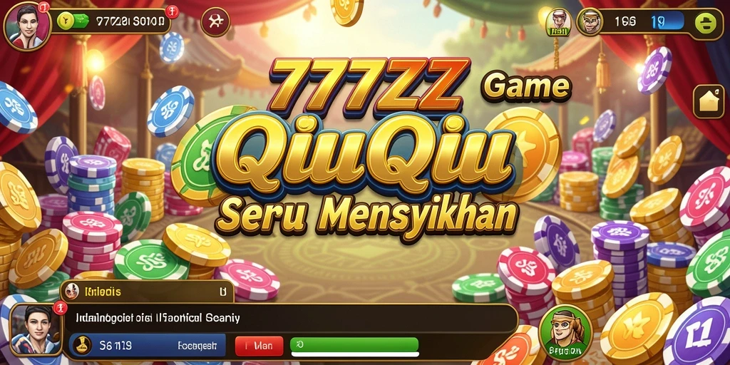 Tampilan gameplay QiuQiu yang menarik dan interaktif.