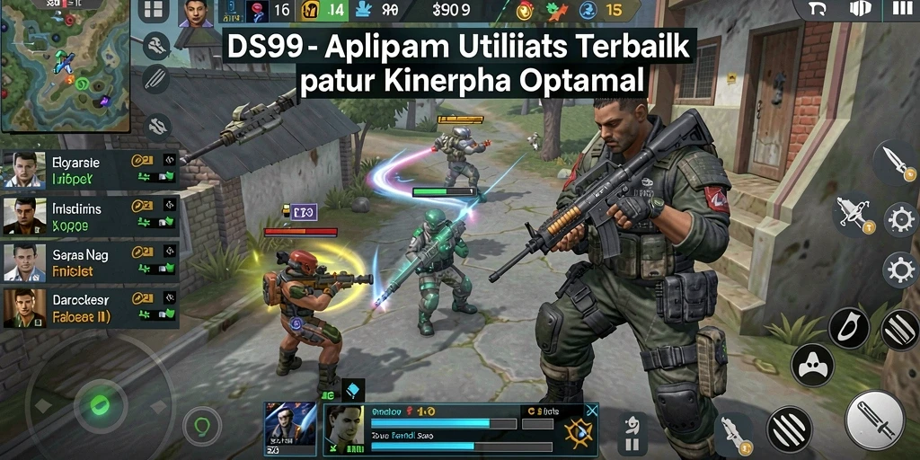 Tampilan utama DS99 dengan fitur utilitas yang lengkap.