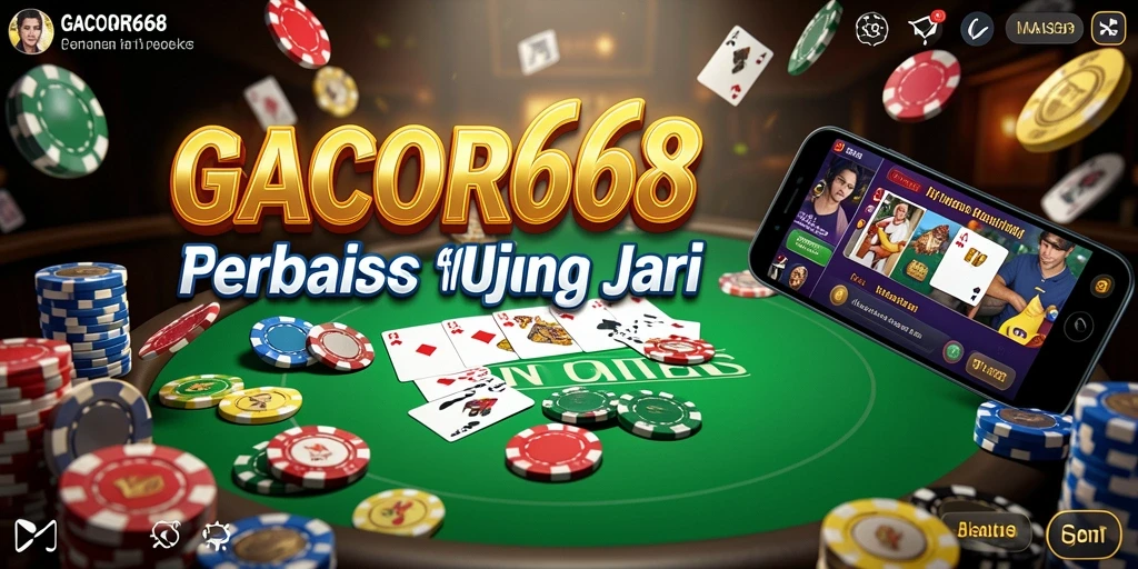 Gambar gameplay GACOR668 menunjukkan momen mendebarkan saat bermain Poker.