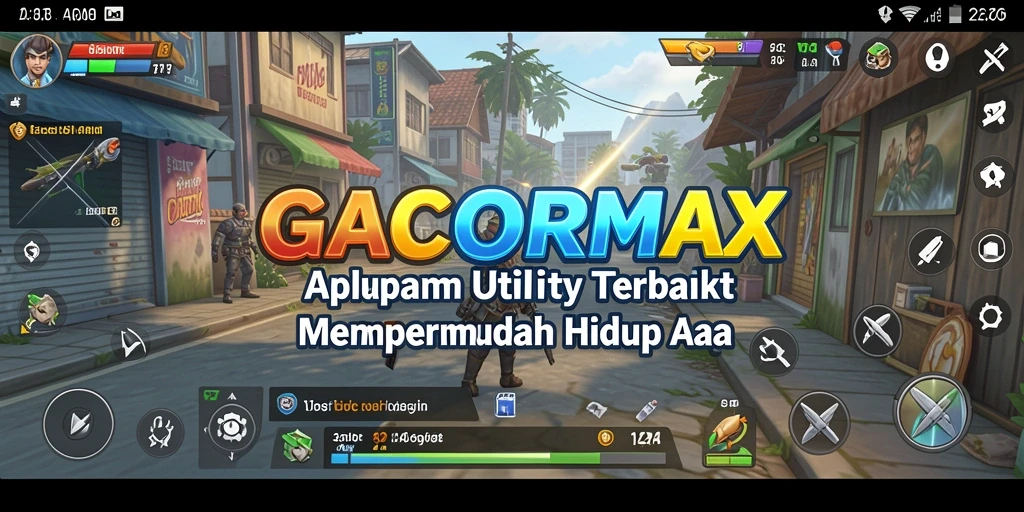 Tampilan aplikasi GACORMAX dengan fitur pengingat tugas.