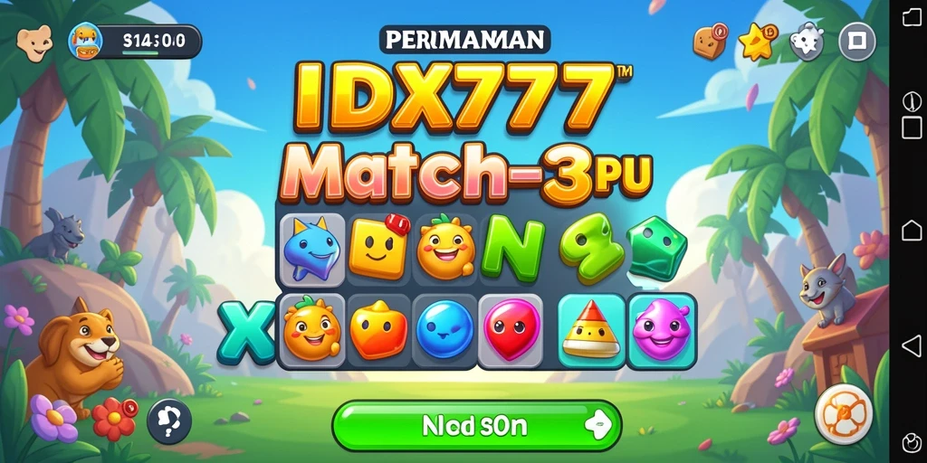 Tampilan gameplay <strong>IDX777</strong> yang penuh warna dan menarik.