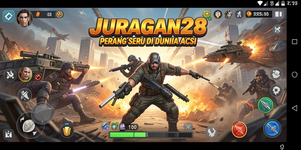 Gameplay seru di JURAGAN28 yang menampilkan aksi mendebarkan.