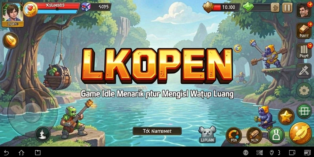 Tampilan gameplay LKOPEN yang menarik dan menghibur.