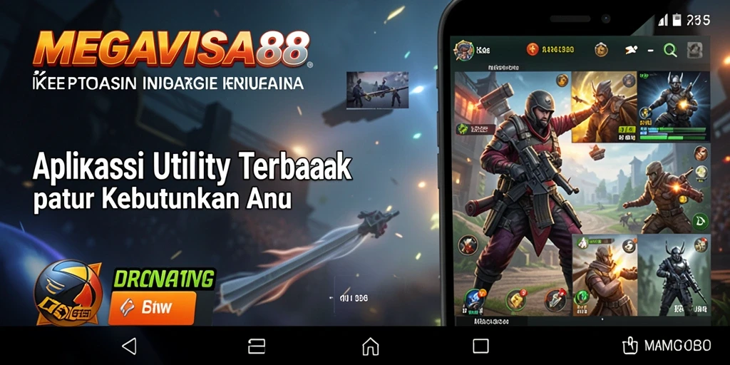 Tampilan menarik dari aplikasi MEGAVISA88 yang mempermudah pengguna.