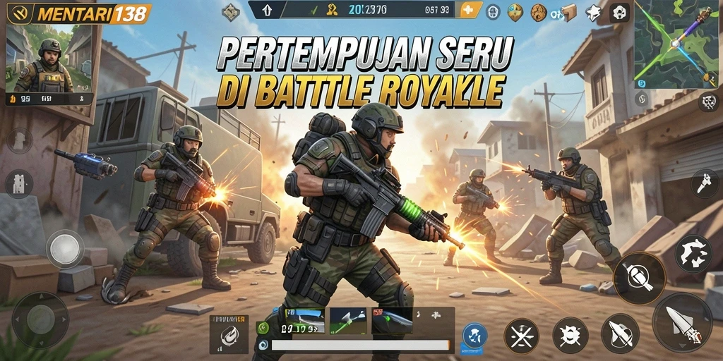Tampilan gameplay seru di MENTARI138 saat pertempuran berlangsung.