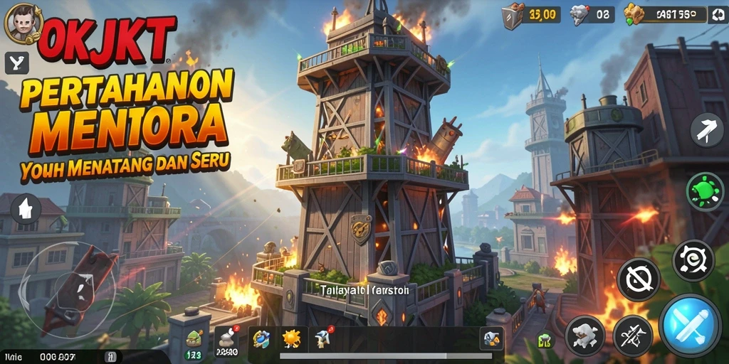 Tampilan gameplay seru dan menegangkan dalam OKJKT.