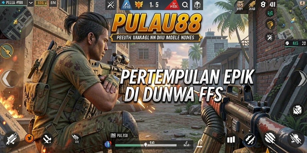 Screenshot PULAU88 menampilkan aksi pertempuran yang mendebarkan di dunia FPS.