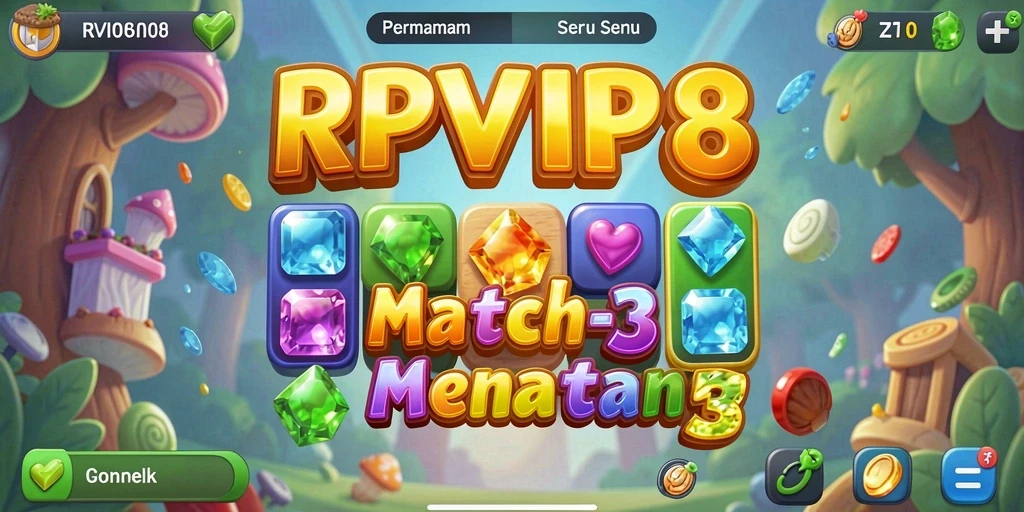 Tampilan menarik dari gameplay RPVIP8 yang seru.