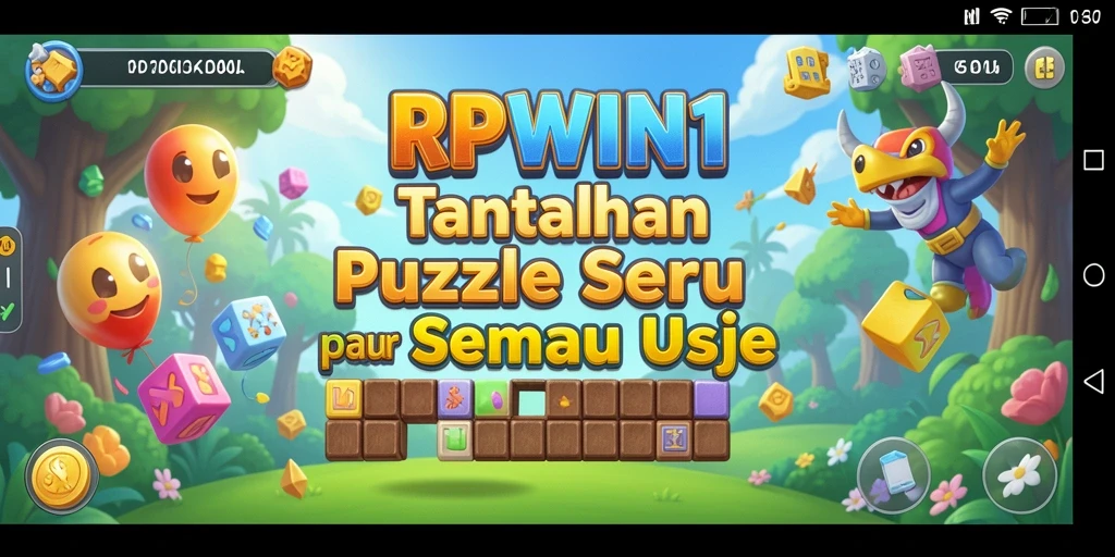 Tampilan RPWIN1 menampilkan gameplay Puzzle yang menarik dan penuh tantangan.