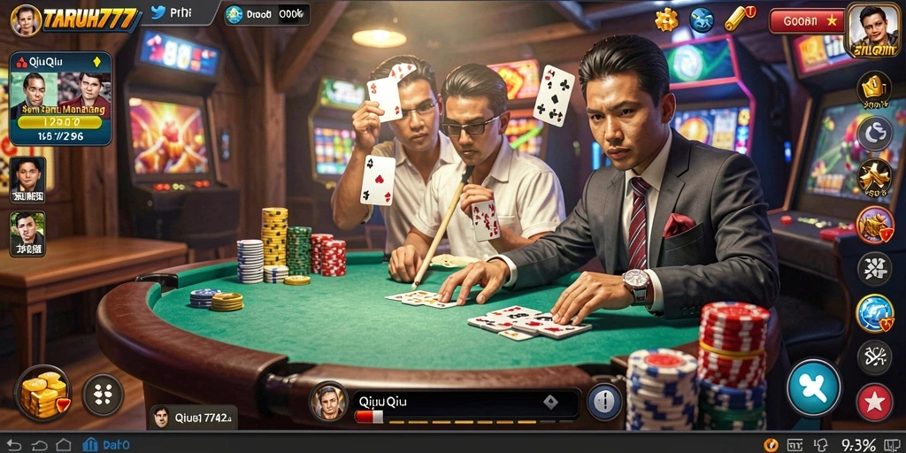 Gameplay seru dari TARUH777 dengan interaksi pemain.