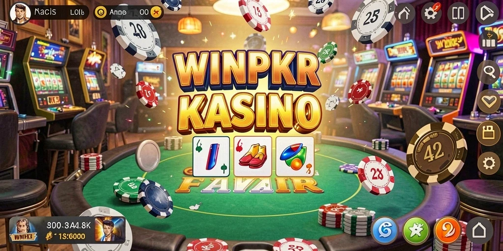 Screenshot gameplay Kasino yang menampilkan aksi seru di WINPKR.